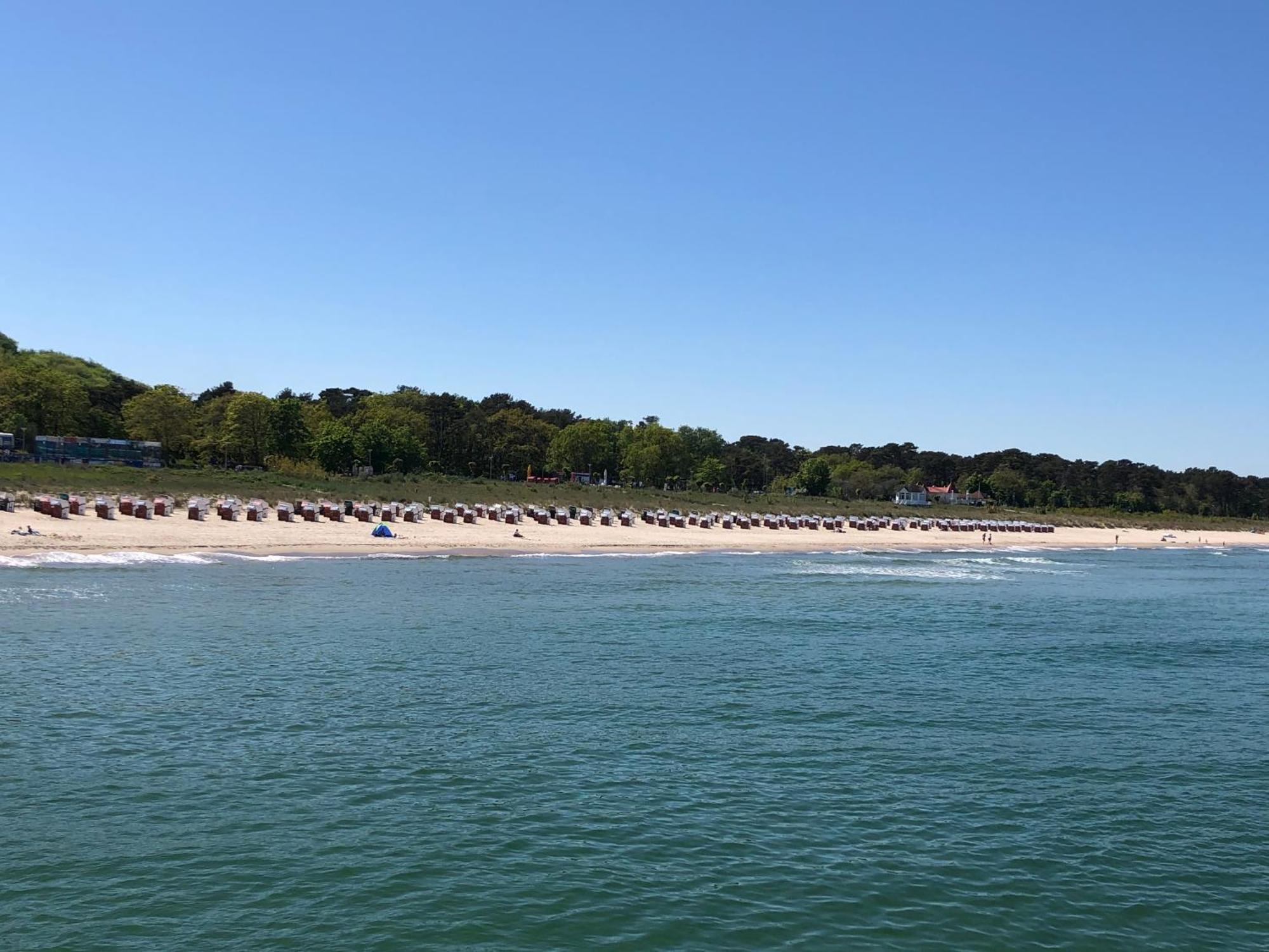 Ostseeurlaub-Goehren Ferienwohnung Sanddollar Im Haus Strandeck Buitenkant foto